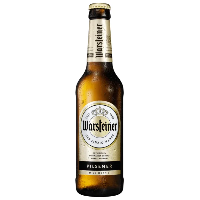 Пиво Warsteiner Premium Beer светлое фильтрованное бут