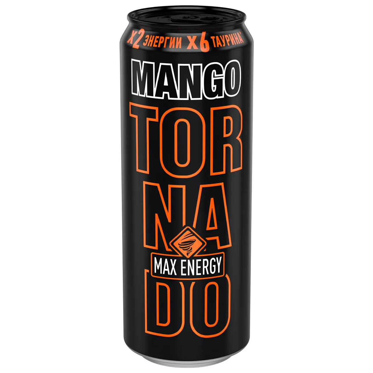 Tornado Max Energy Mango — Фронт