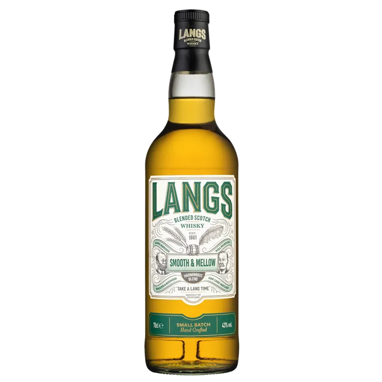 Langs 12 X 70CL 43 % Smooth & Mellow — Фронт