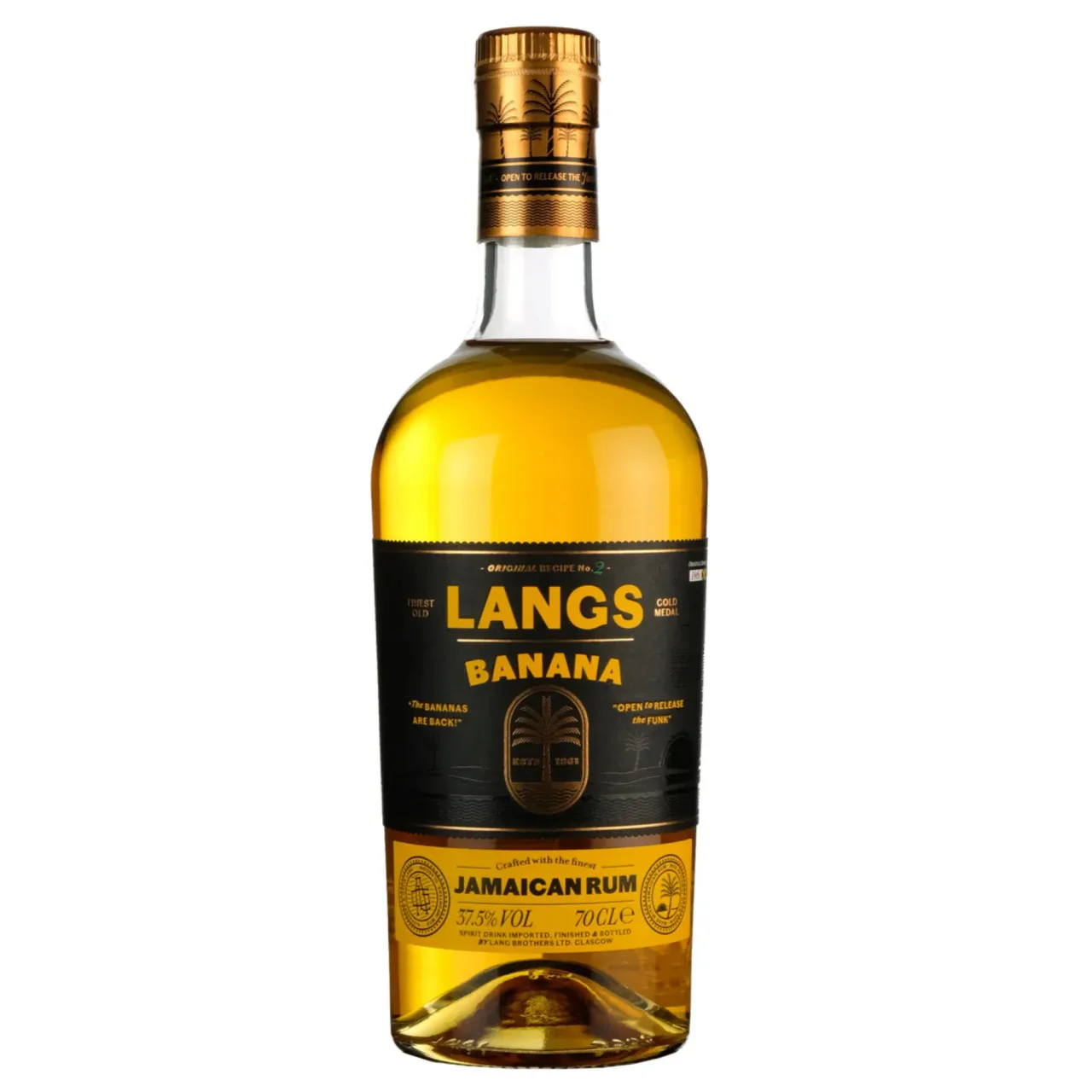 Langs Rum 6 x 70cl 37.5 % Banana — Фронт