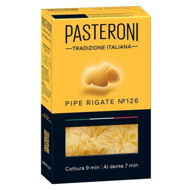 МАКАРОНЫ PASTERONI PIPE RIGATE КОР