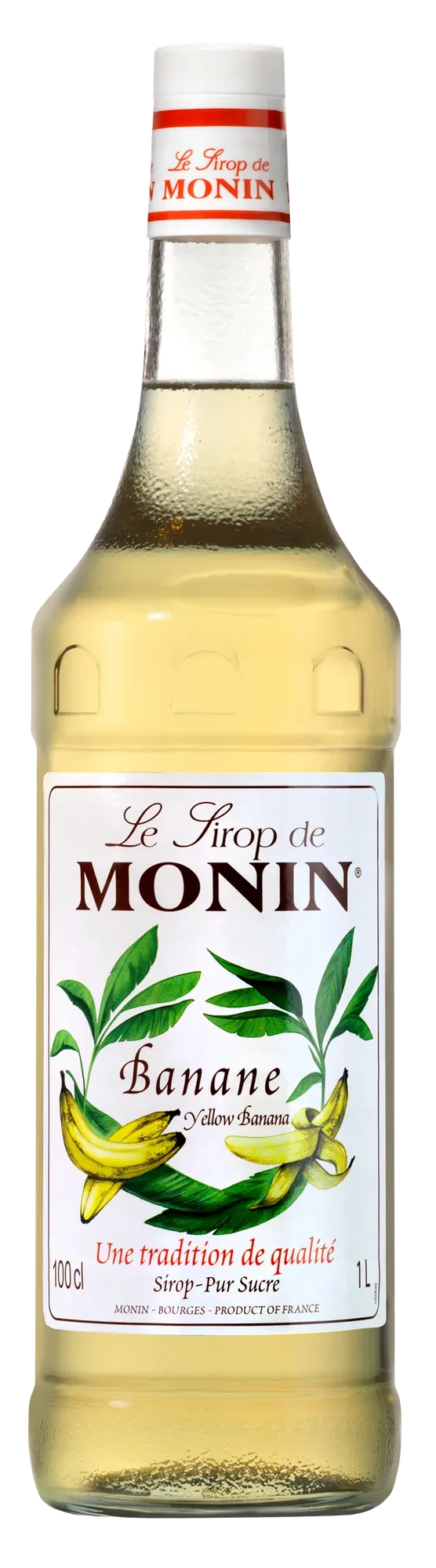 RU Сироп Monin Желтый Банан, "YELLOW BANANA", стекло — Фронт
