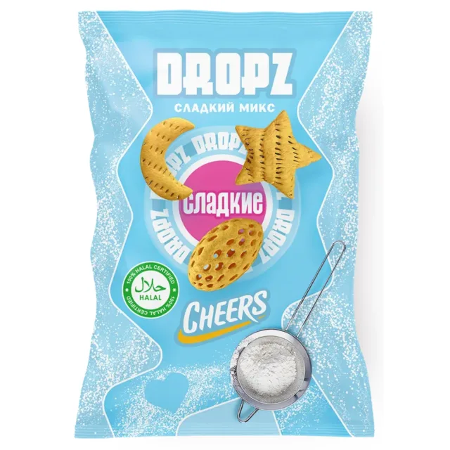 СНЕКИ DROPZ СЛАДКИЙ МИКС КУКУРУЗНЫЕ П/П