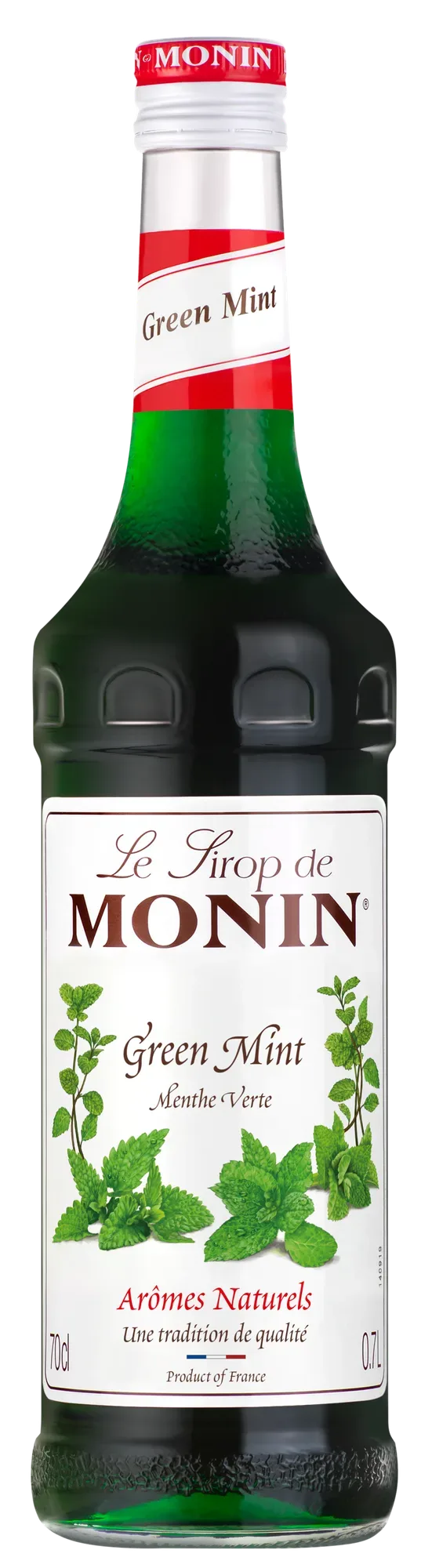 Сироп Monin Зелёная мята "GREEN MINT ", стекло — Фронт