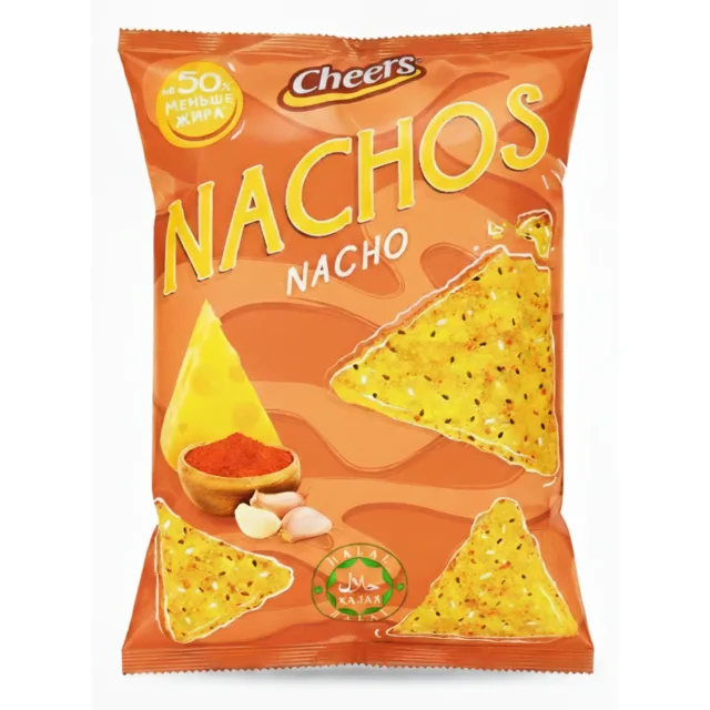 СНЕКИ NACHOS NACHO КУКУРУЗНЫЕ П/П