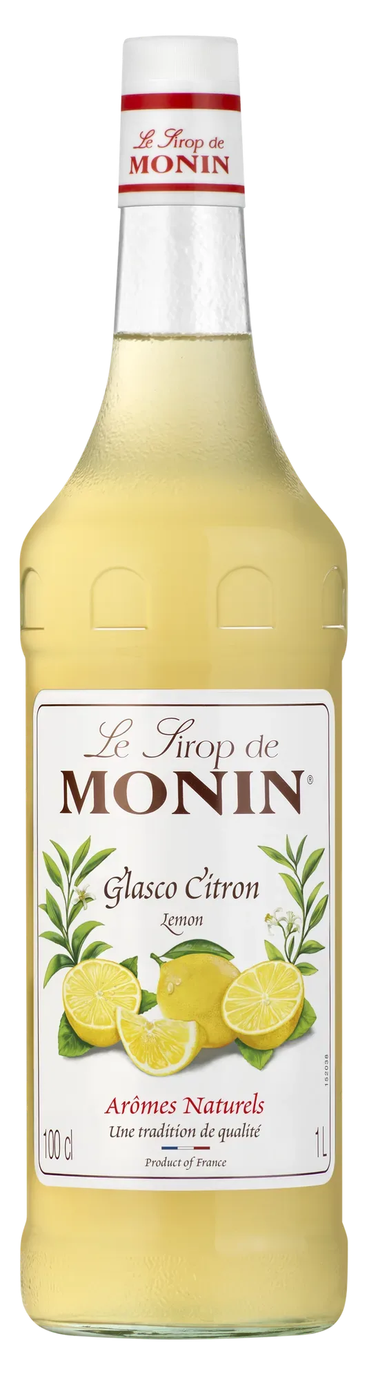 Сироп Monin Гласко Лимон "GLASCO LEMON", стекло — Фронт