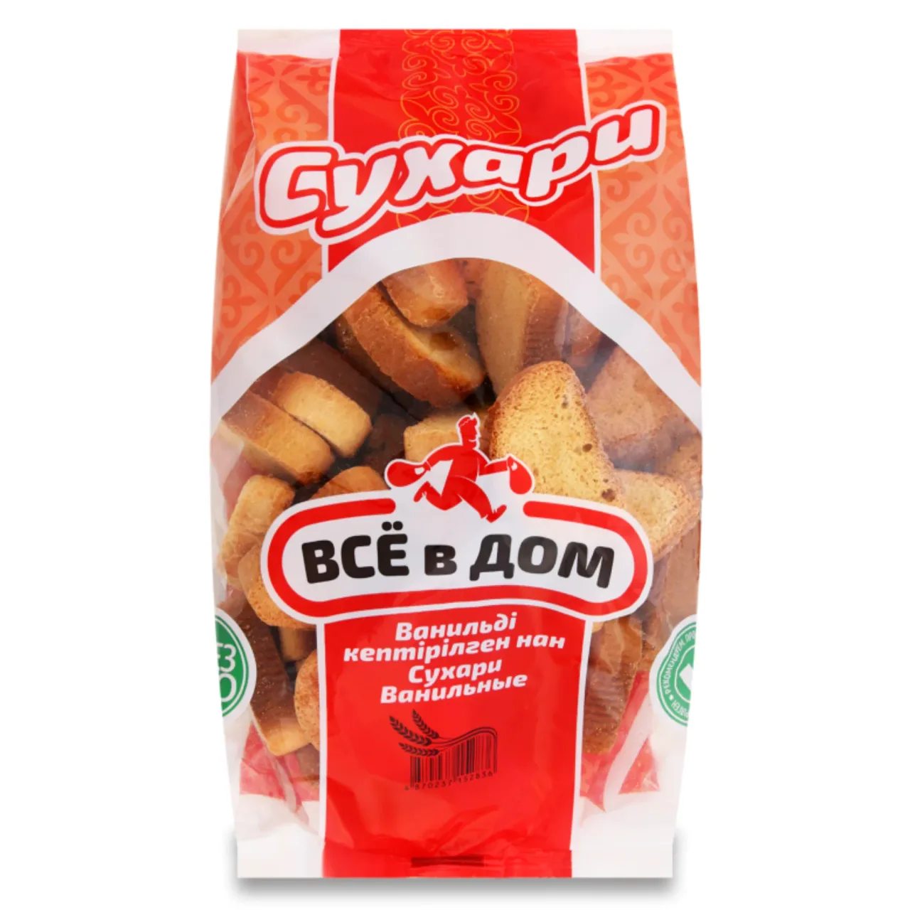 СУХАРИ ВСЁ В ДОМ ВАНИЛЬНЫЕ ФЛ/П — Фронт