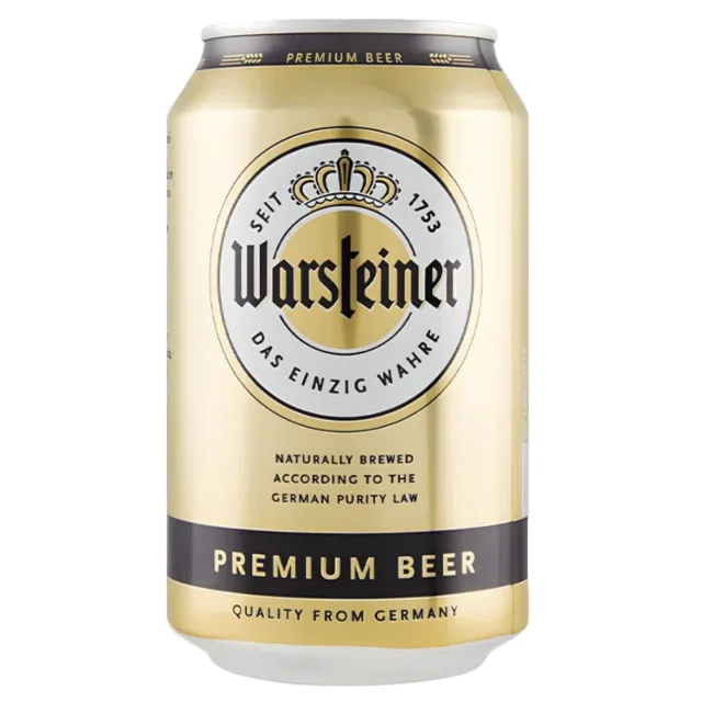 Пиво Warsteiner Premium Beer светлое фильтрованное ж/б