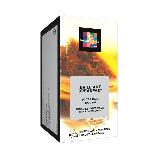 Цейлонский черный чай листовой «BRILLIANT BREAKFAST», 50 ×