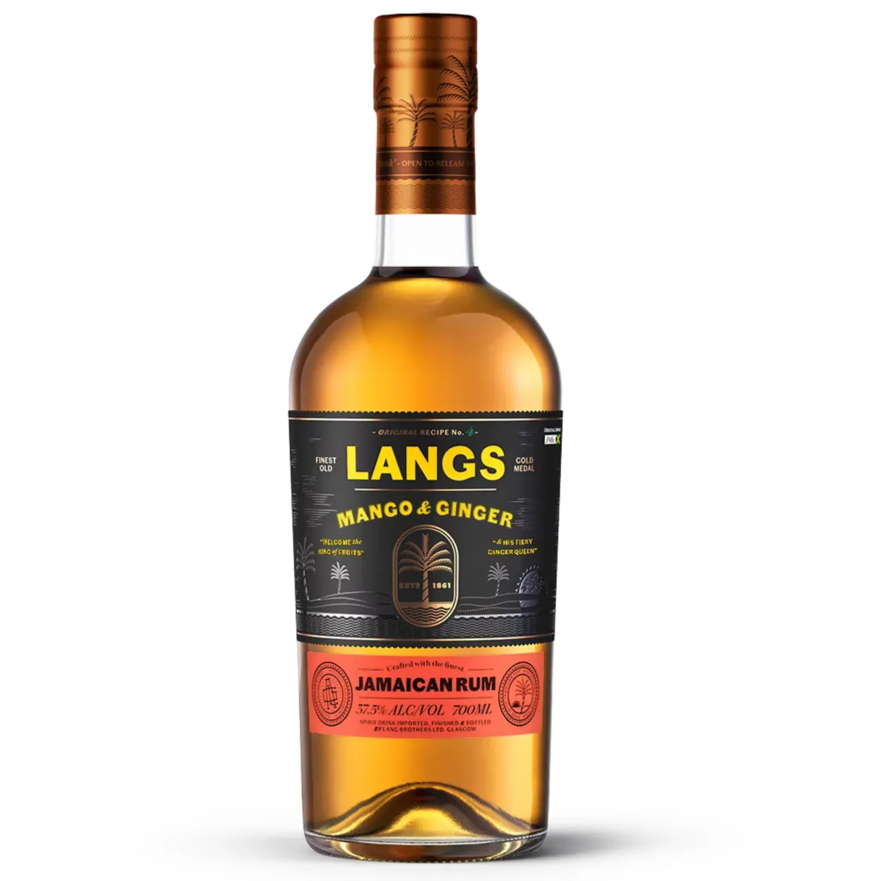 Langs Rum Mango & Ginger — Фронт