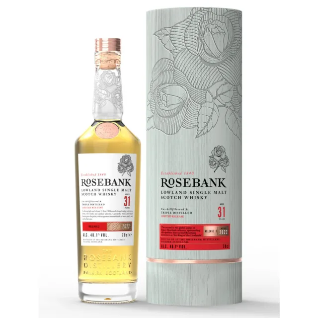 Rosebank Lowland Single Malt Scotch Whisky 31YO Release