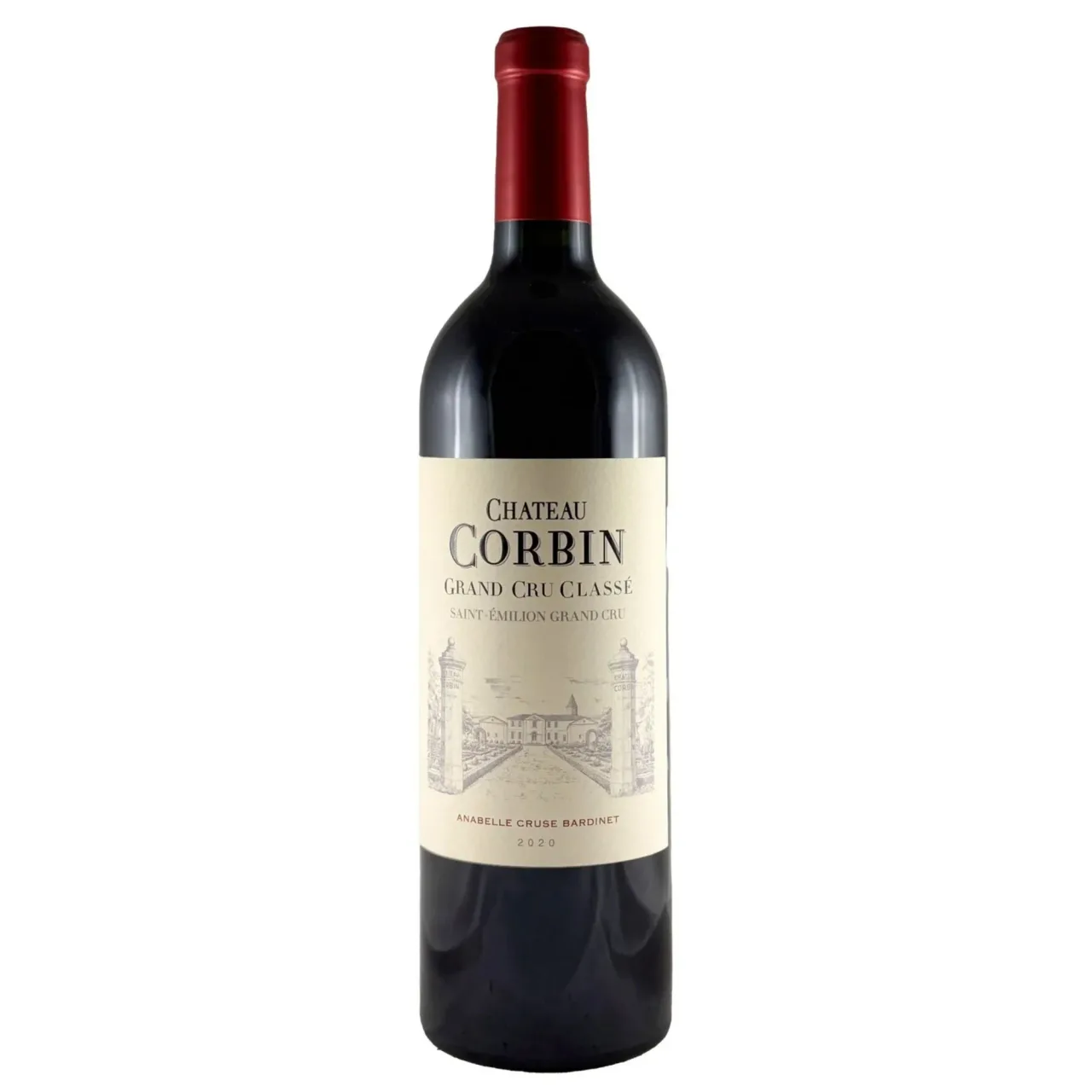 Chаteau Corbin, Saint-Emilion Grand Cru Classe 2020 — Фронт