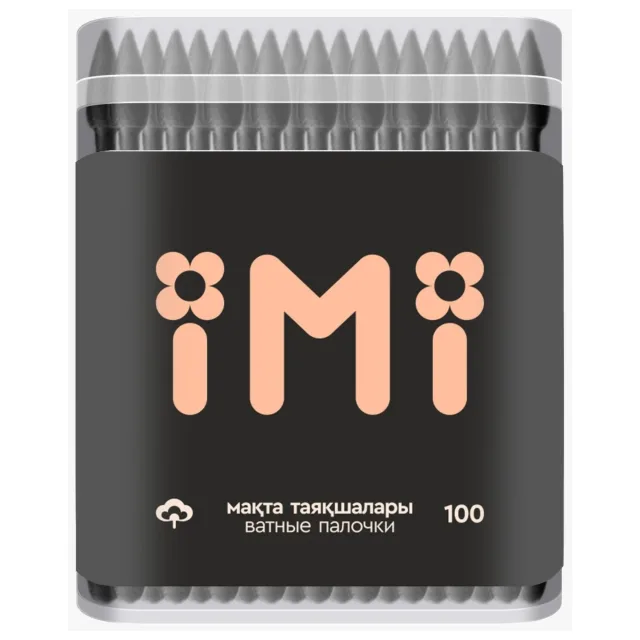 ВАТНЫЕ ПАЛОЧКИ IMI ЧЕРНЫЕ КОР
