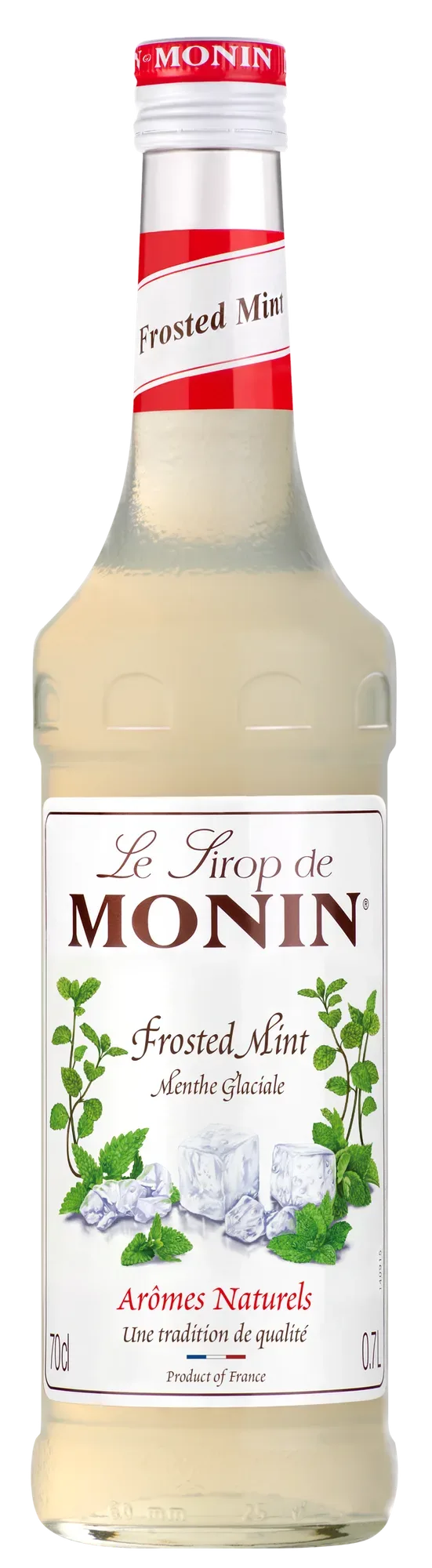 Сироп Monin Морозная мята "FROSTED MINT", стекло — Фронт