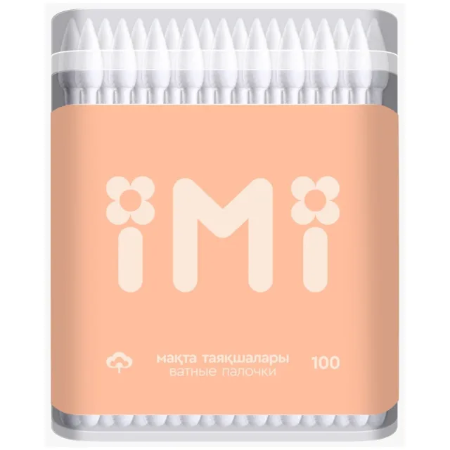ВАТНЫЕ ПАЛОЧКИ IMI ЦВЕТНЫЕ КОР