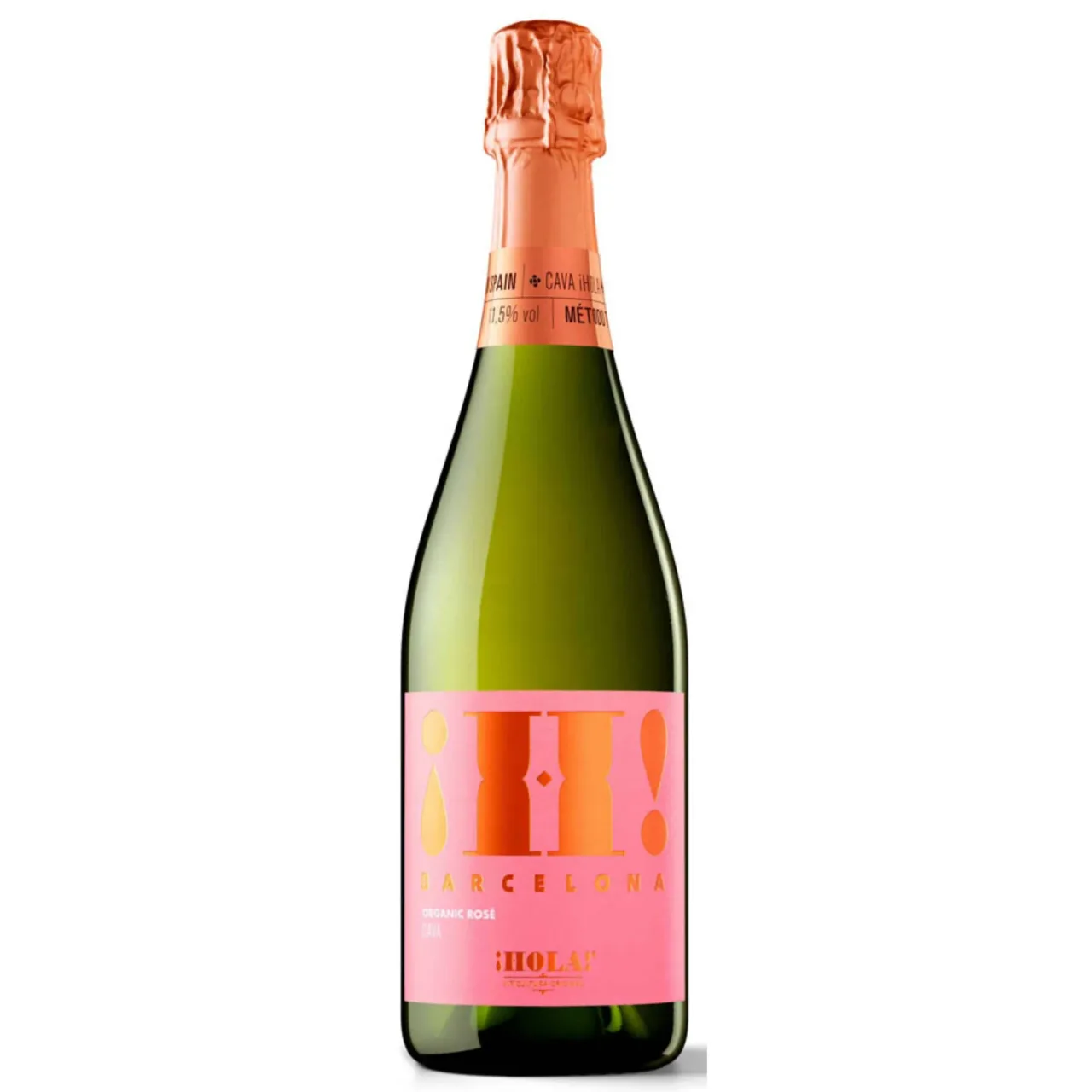 Hola Cava Barcelona Organic Brut Rose — Фронт