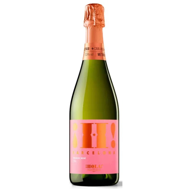 Hola Cava Barcelona Organic Brut Rose