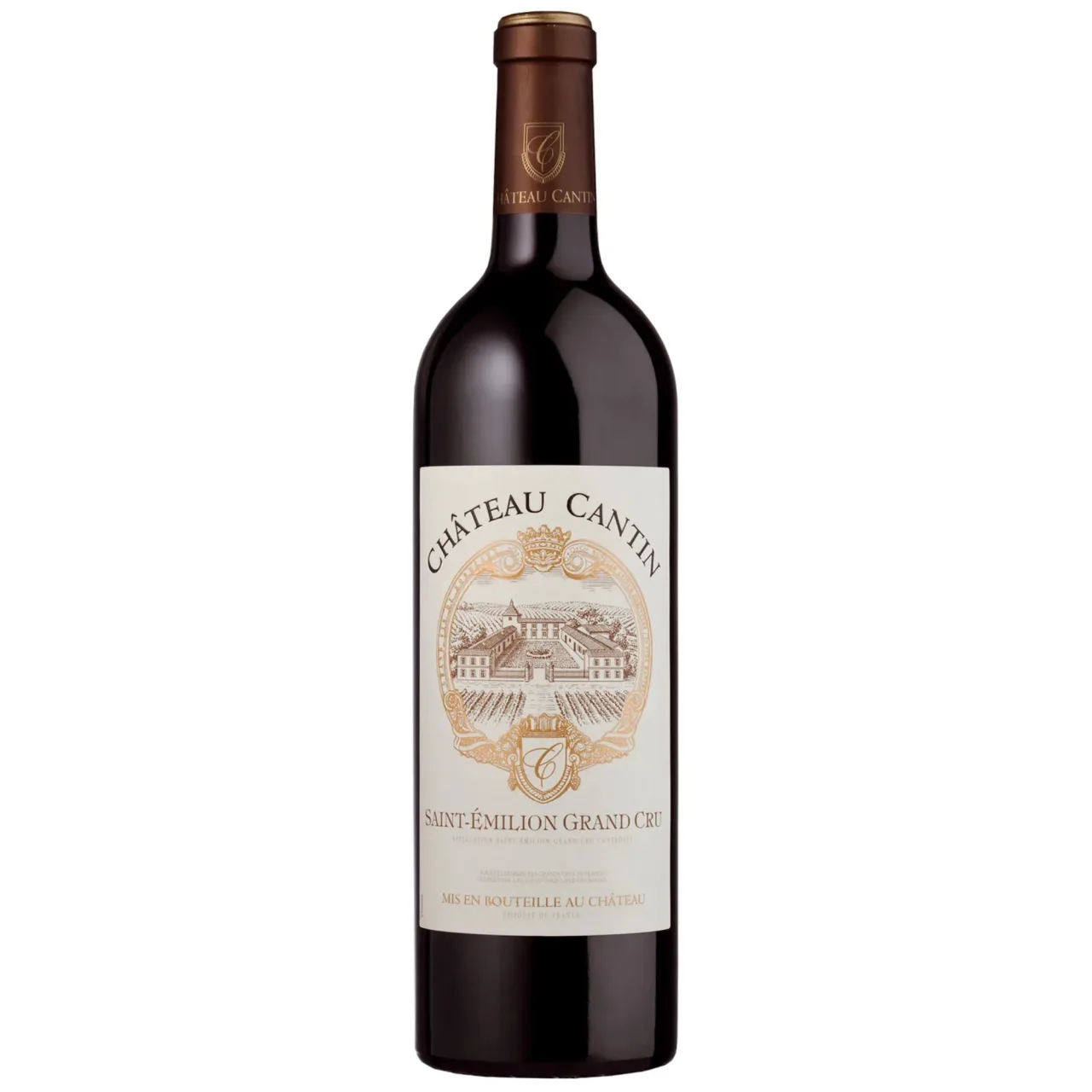 Chateau Cantin, Saint-Emilion Grand Cru 2018 — Фронт