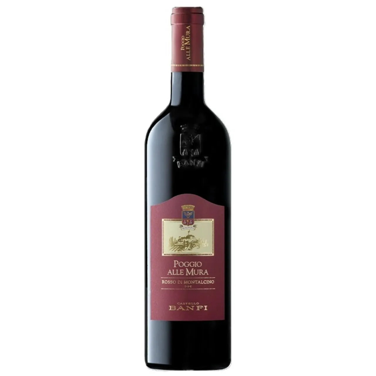 Castello Banfi Poggio alle Mura Rosso di Montalcino 2016 — Фронт