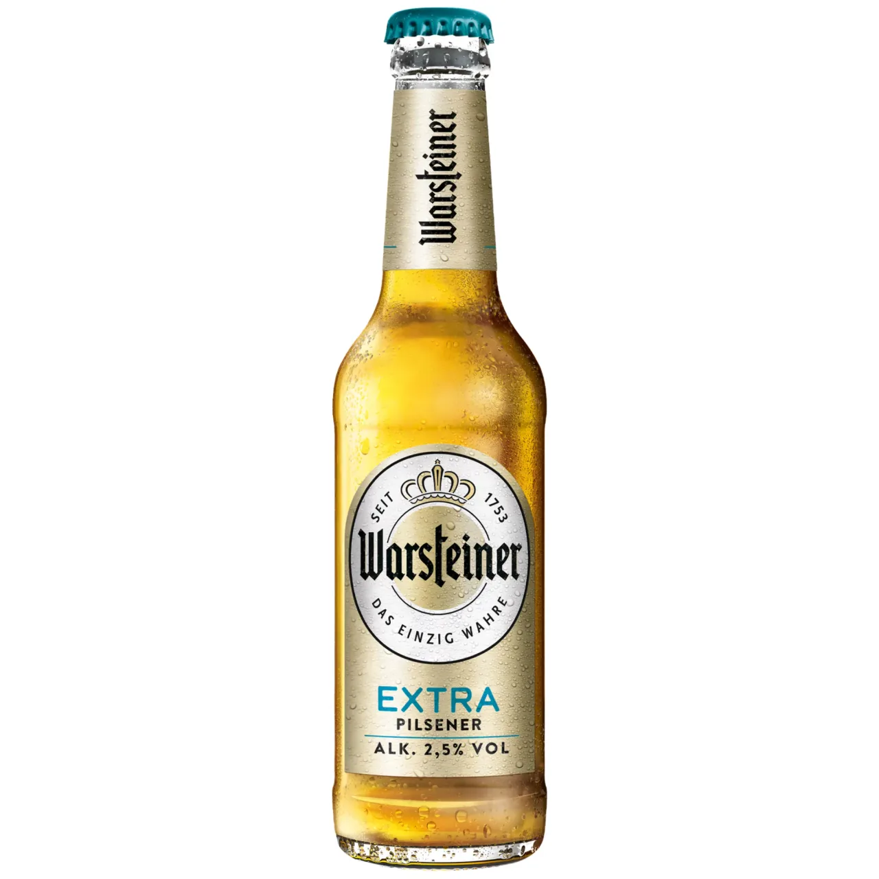 Пиво Warsteiner Extra светлое фильтрованное бут — Фронт