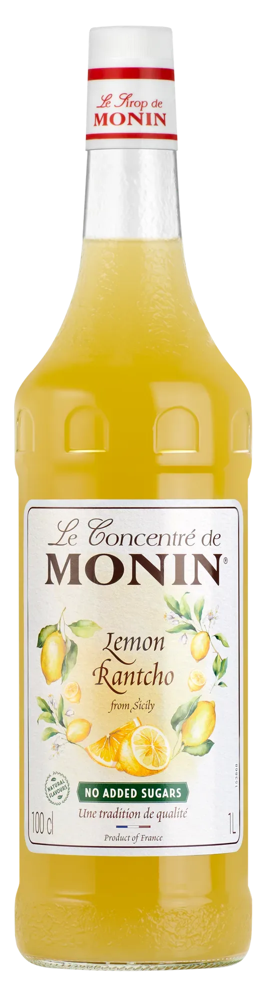 RU Сироп концентрат Monin Ранчо Лимон, "RANTCHO LEMON", стекло — Фронт