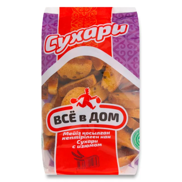 СУХАРИ ВСЁ В ДОМ С ИЗЮМОМ ФЛ/П