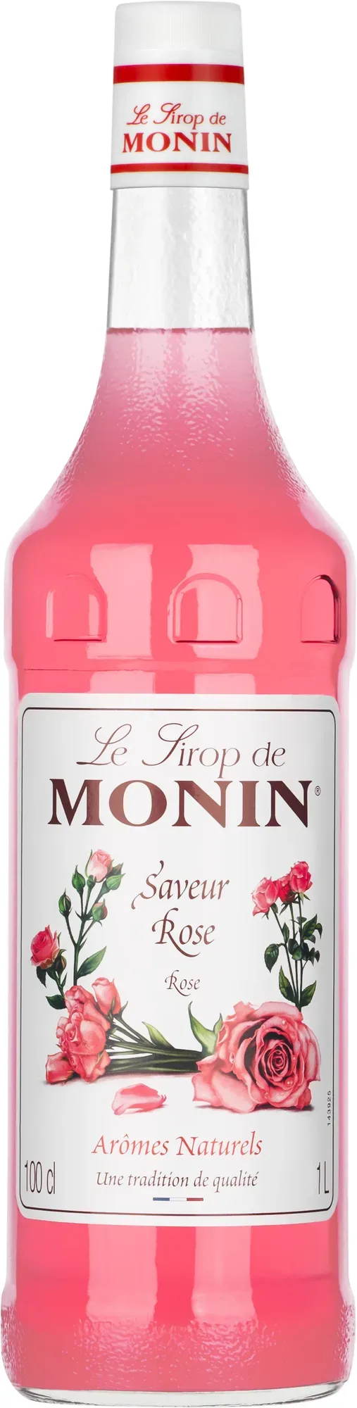 RU Сироп Monin Роза"ROSE", стекло — Фронт