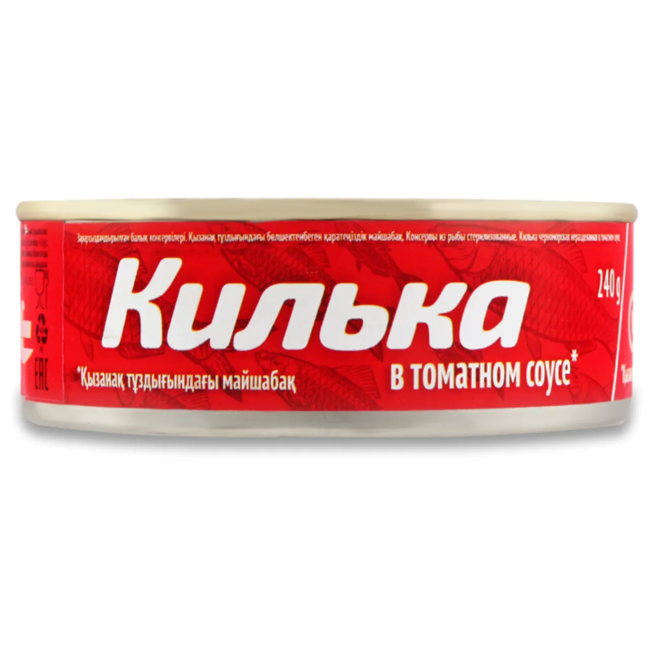 КИЛЬКА ВСЁ В ДОМ В ТОМАТНОМ СОУСЕ Ж/Б — Фронт