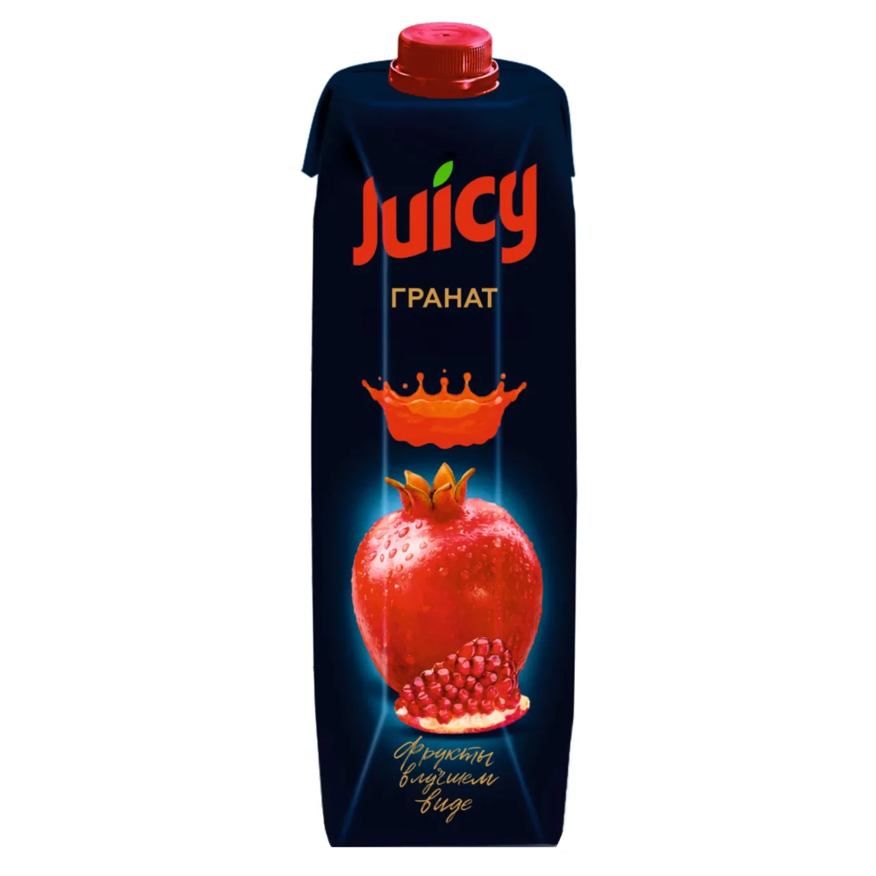 Сокосодержащий напиток Juicy "Гранат", объем — Фронт