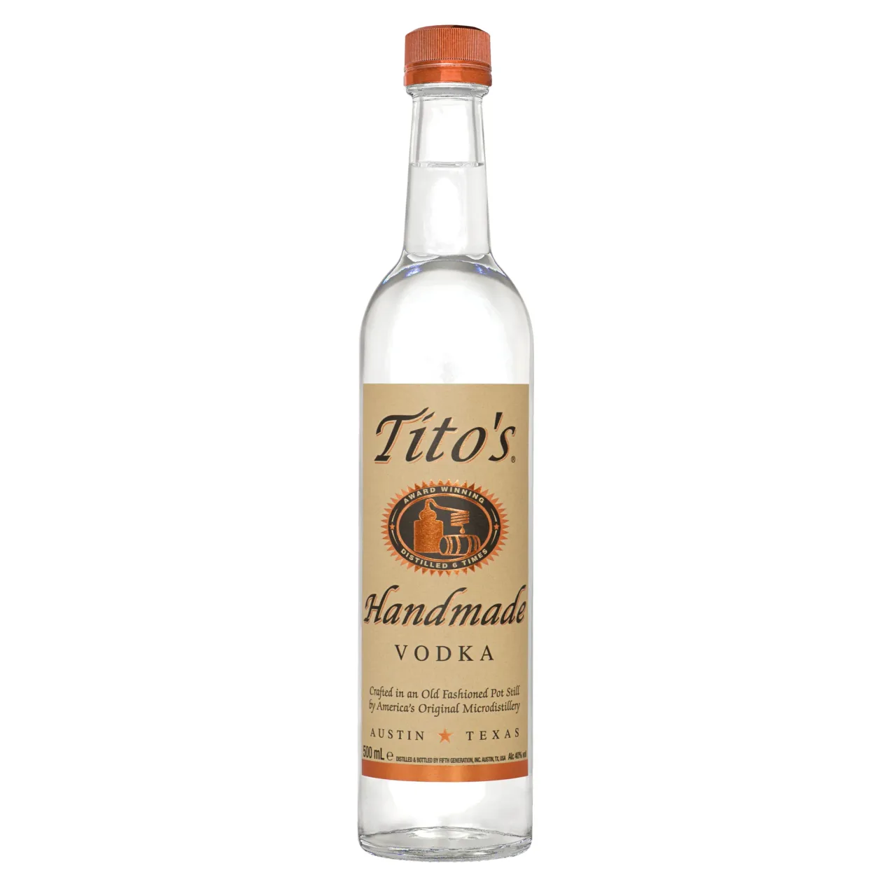 Tito's handmade 40% — Фронт