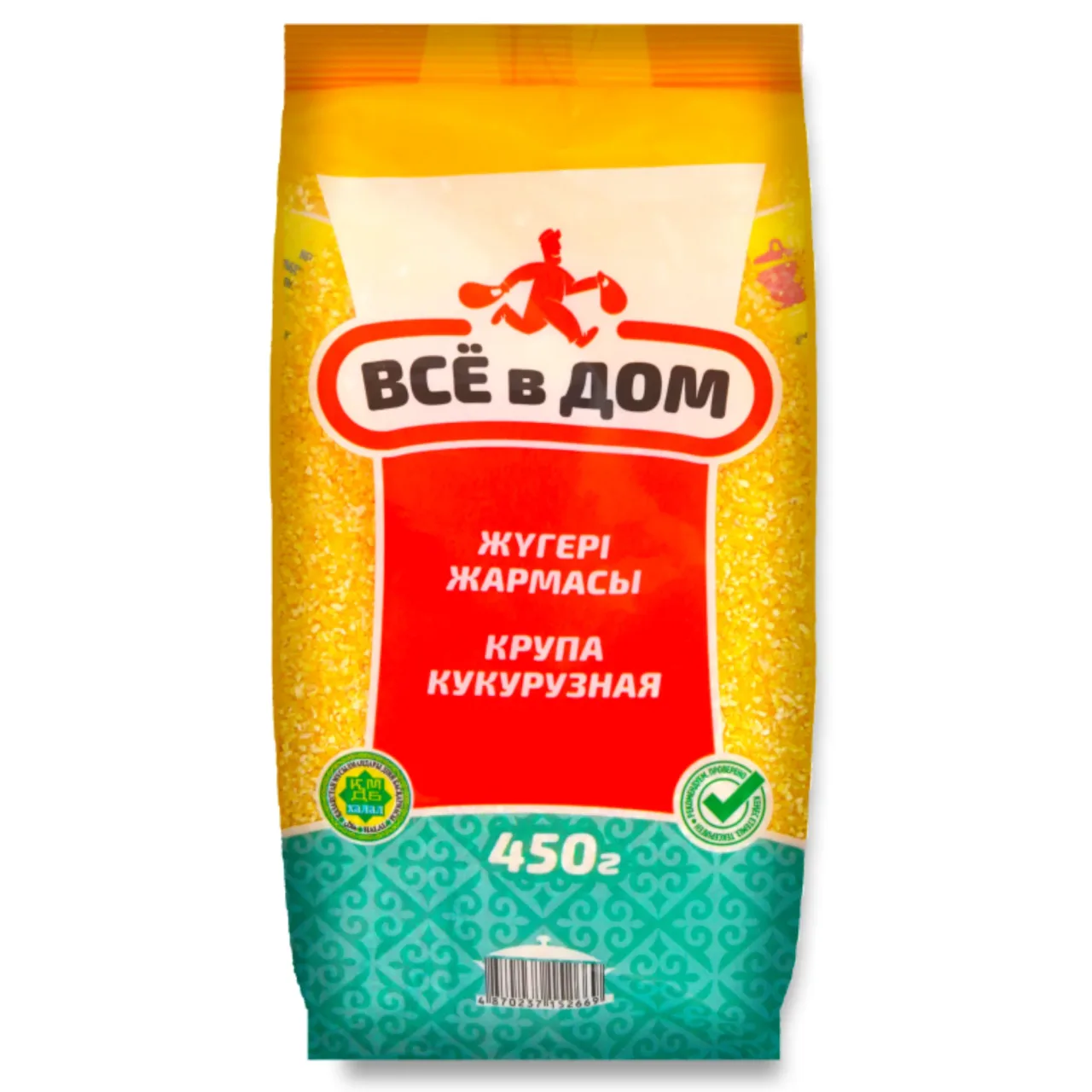 КРУПА ВСЁ В ДОМ КУКУРУЗНАЯ П/П — Фронт