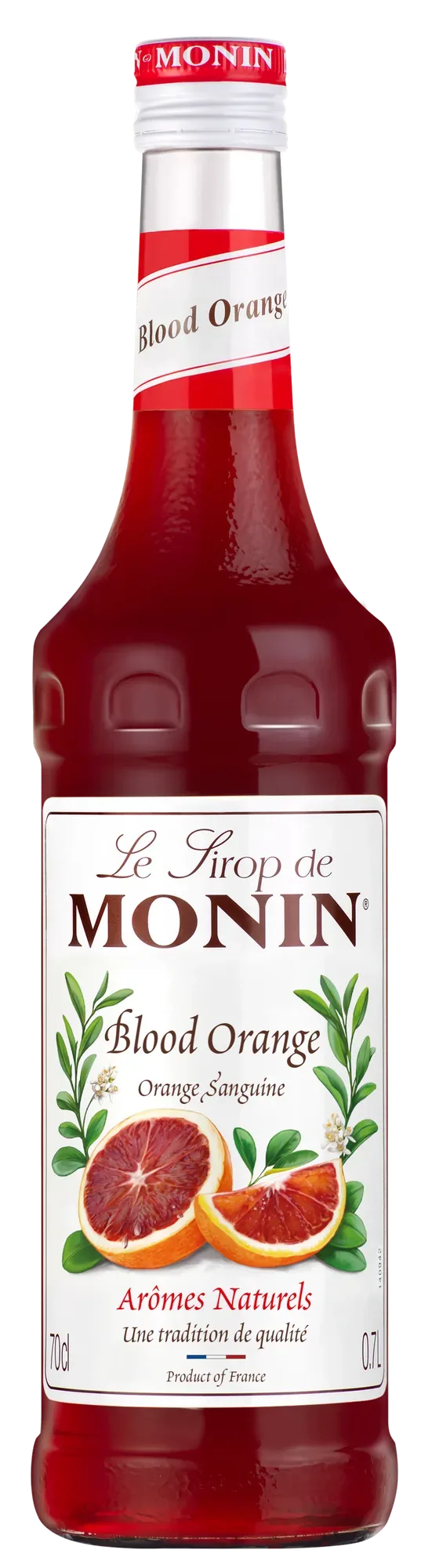 Сироп Monin Красный апельсин "BLOOD ORANGE", стекло — Фронт