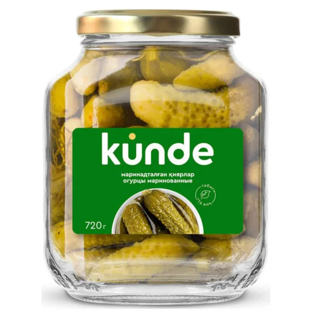 ОГУРЦЫ KUNDE МАРИНОВАННЫЕ СКО