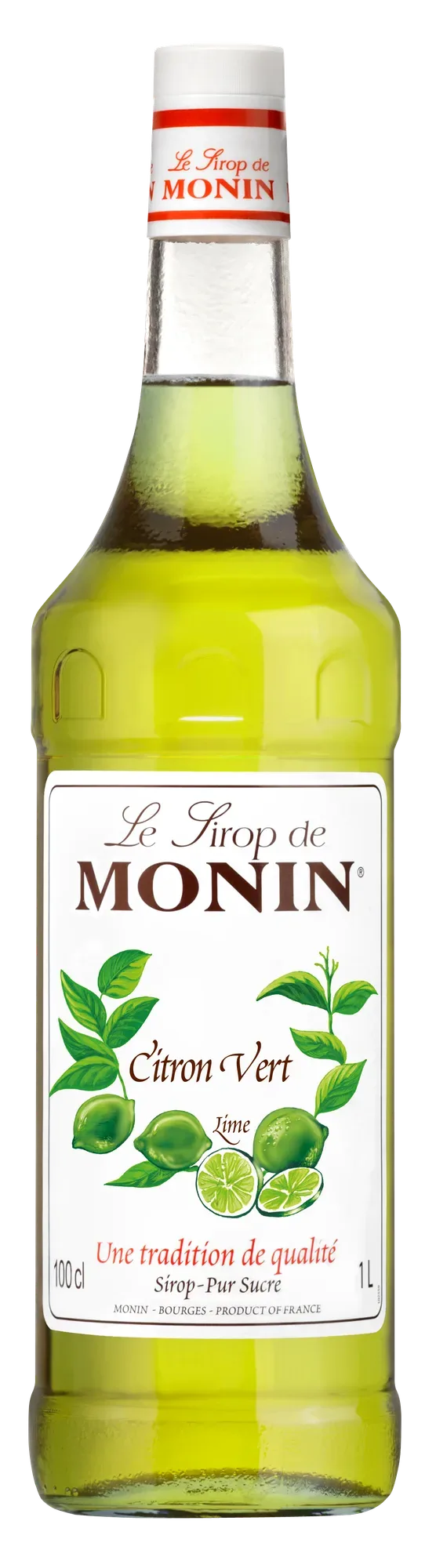 RU Сироп Monin Лайм, "LIME", стекло — Фронт